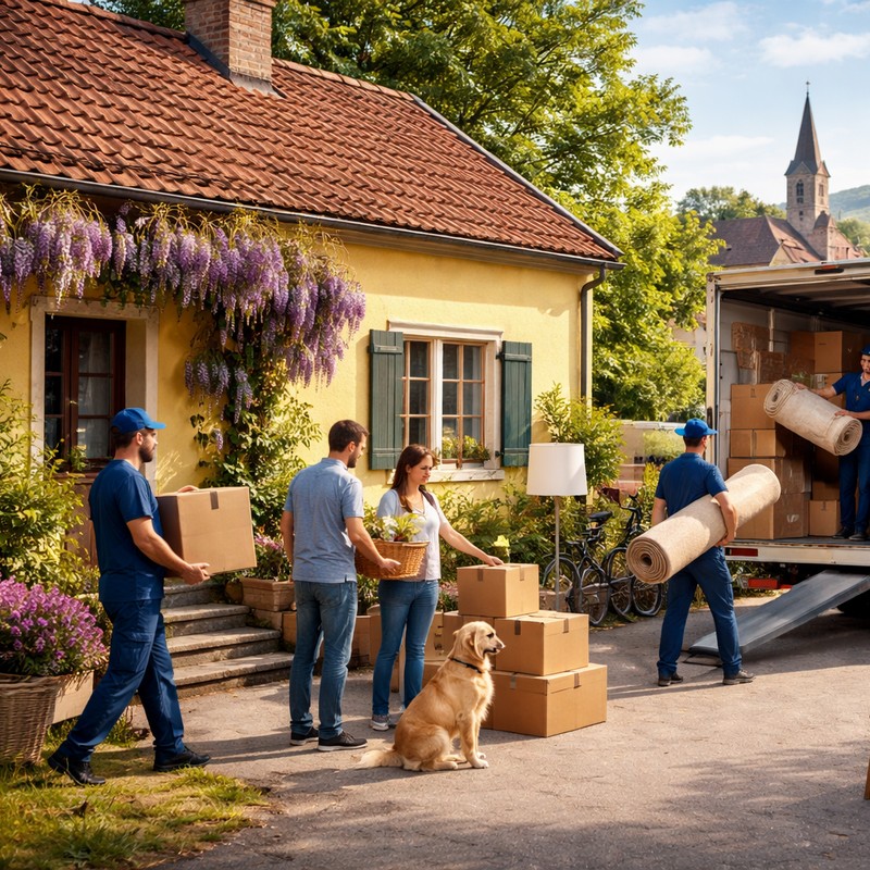 Költöztetés vidéken